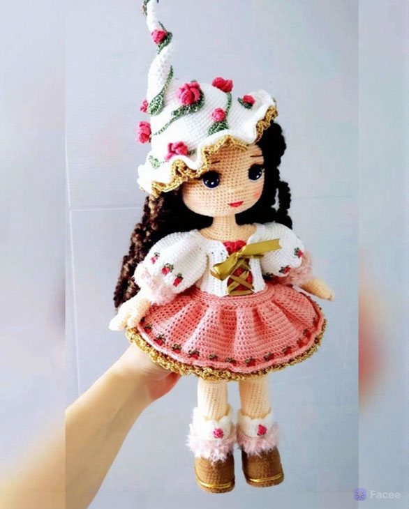 Вязаная крючком кукла фея Пэри. Инструкция